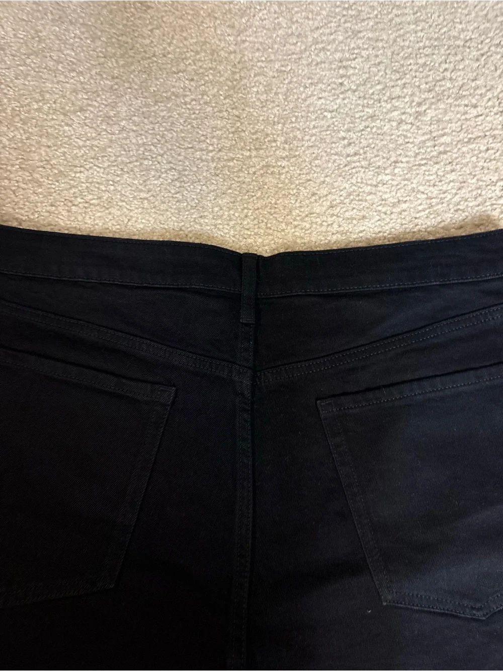 Old Navy Black Raw-Hem Denim Shorts for women